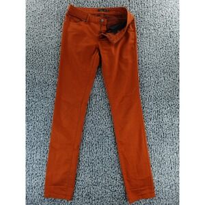PRANA Womens Orange Skinny Leg‎ Jeans Size 6 28 Casual Everyday